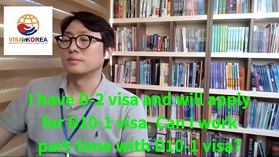 Can D10-1 visa holders do a part time job?