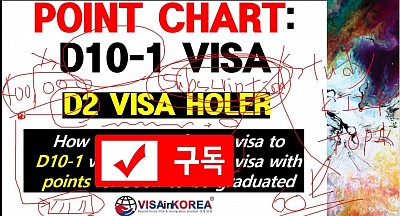 D10 visa a job seeking visa 구직비자