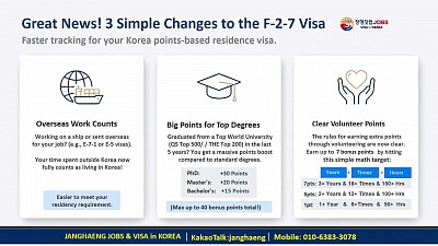 F-2-7 Visa (Points-Based Residence Visa) — Recent Changes & Application Now!!